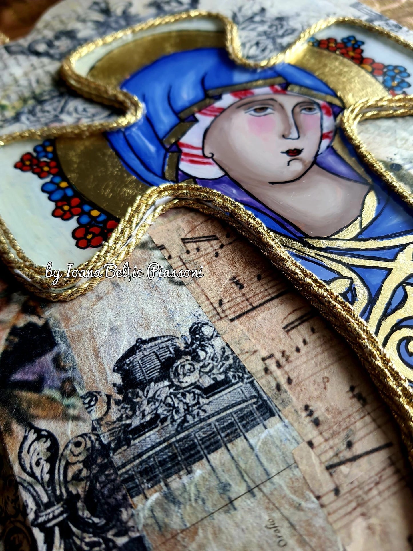 Icon on Glass: Elegance and Faith in a Unique Work