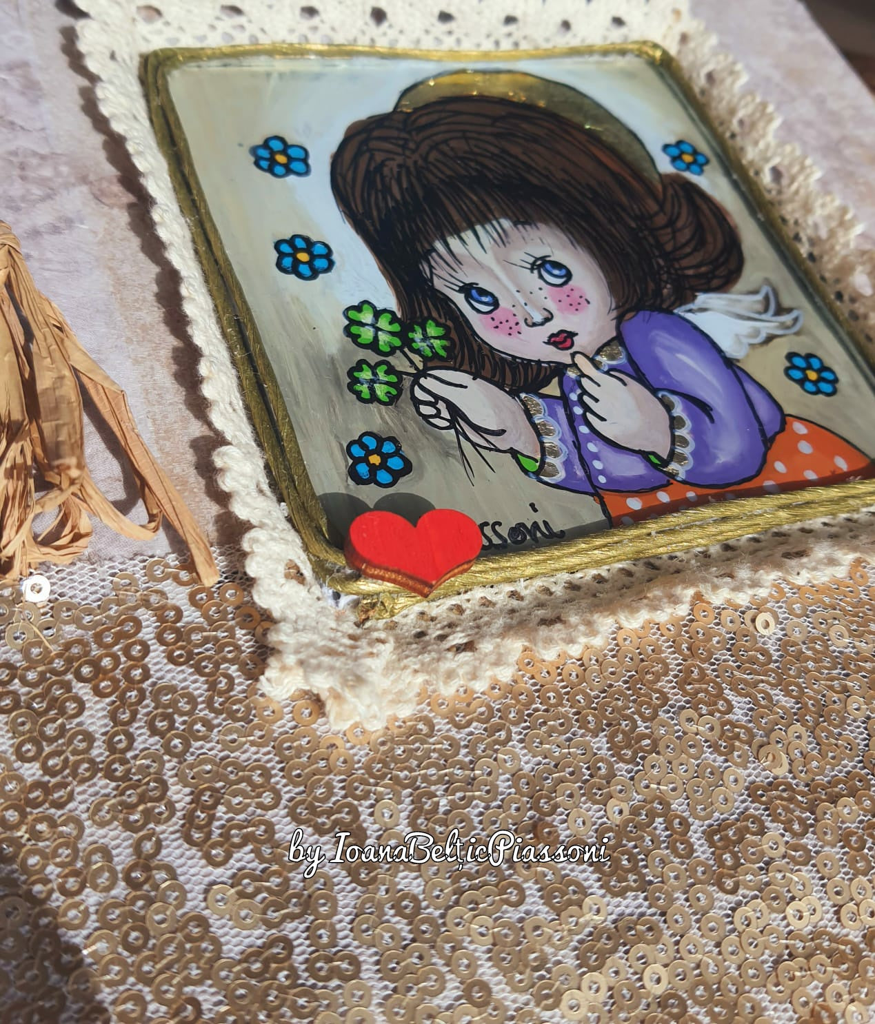 Secrets in the Colors of Angels: Notebook of Memories Painted on Glass