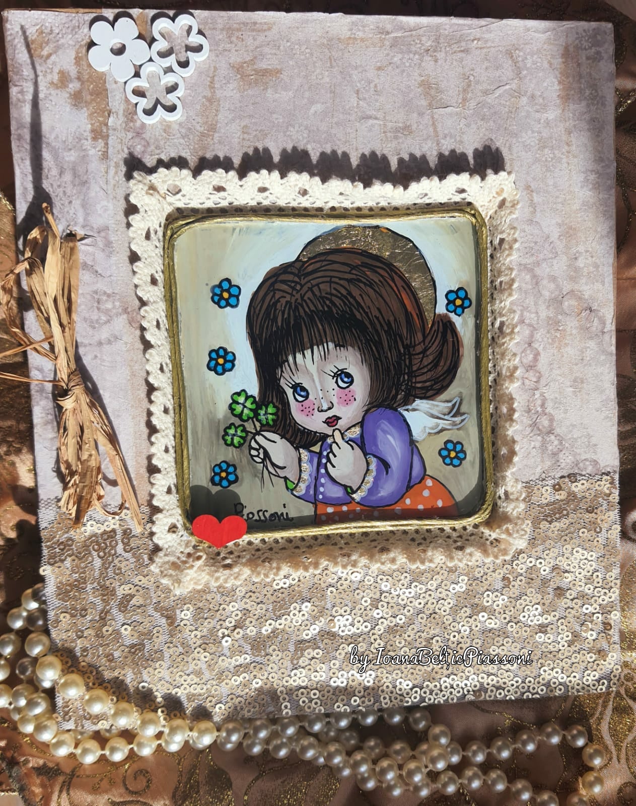 Secrets in the Colors of Angels: Notebook of Memories Painted on Glass