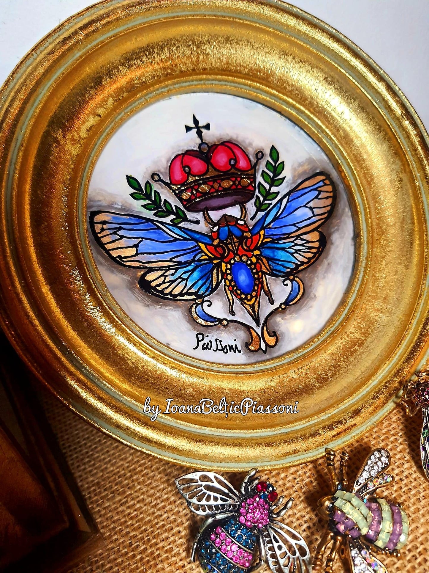 Metamorphosis In Color: The Crowned Butterfly