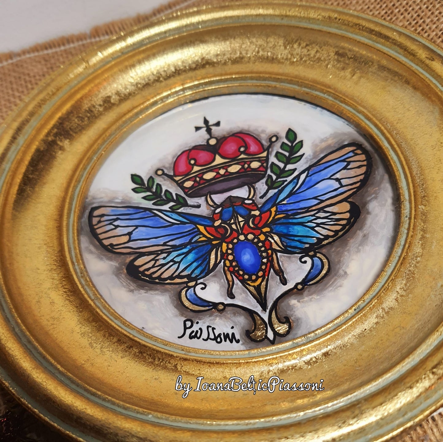 Metamorphosis In Color: The Crowned Butterfly