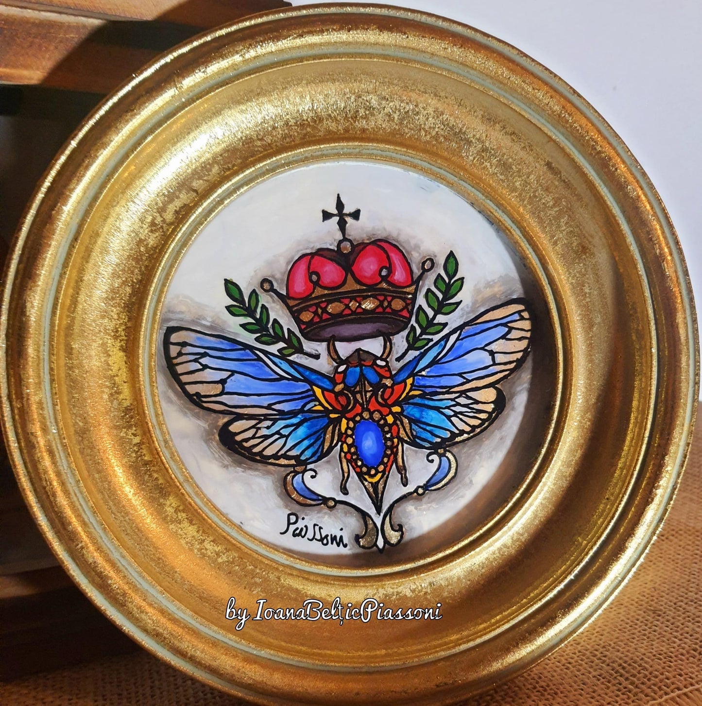 Metamorphosis In Color: The Crowned Butterfly