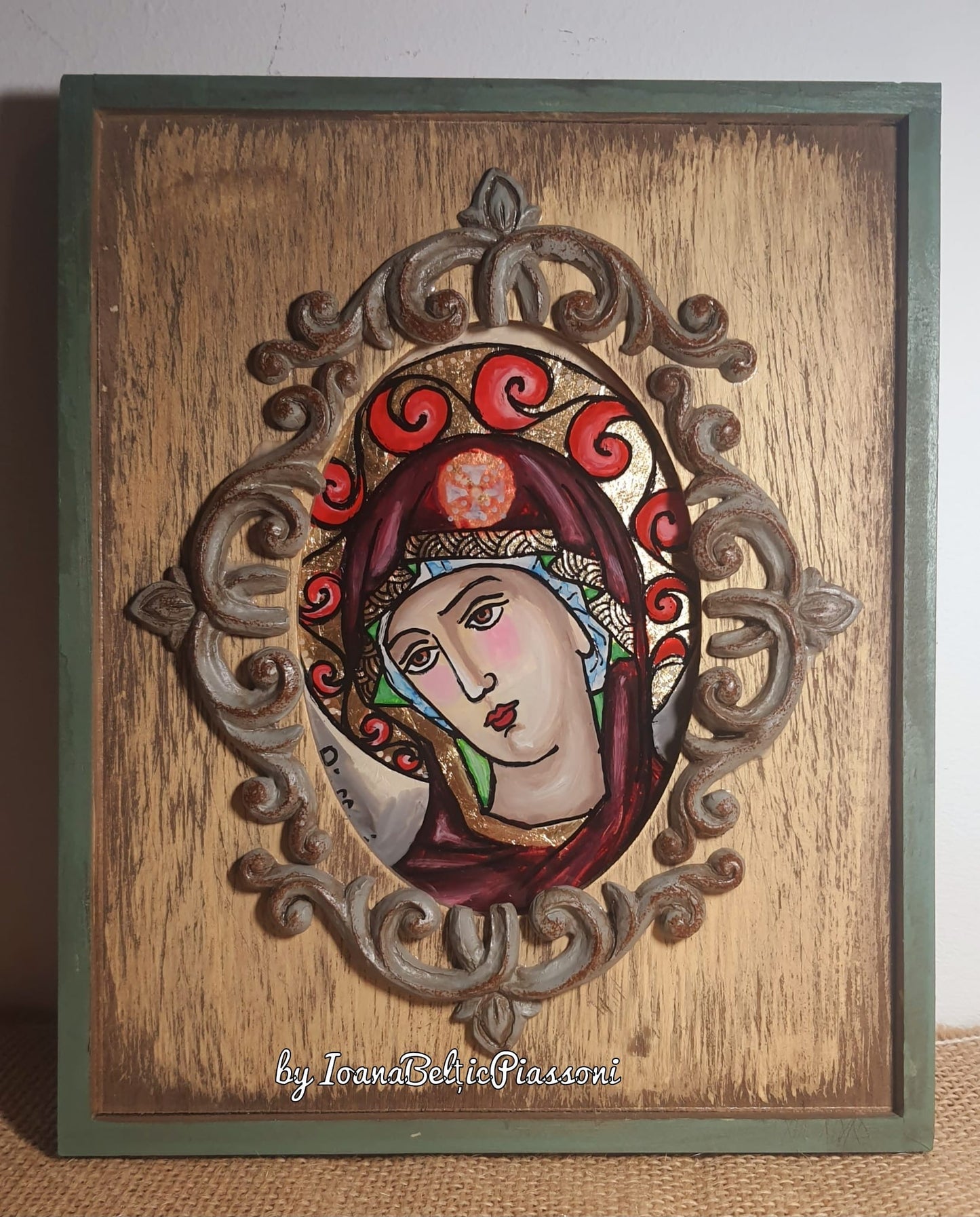The Light of the Spirit in Detail: Painting on Glass with the Veiling of the Virgin