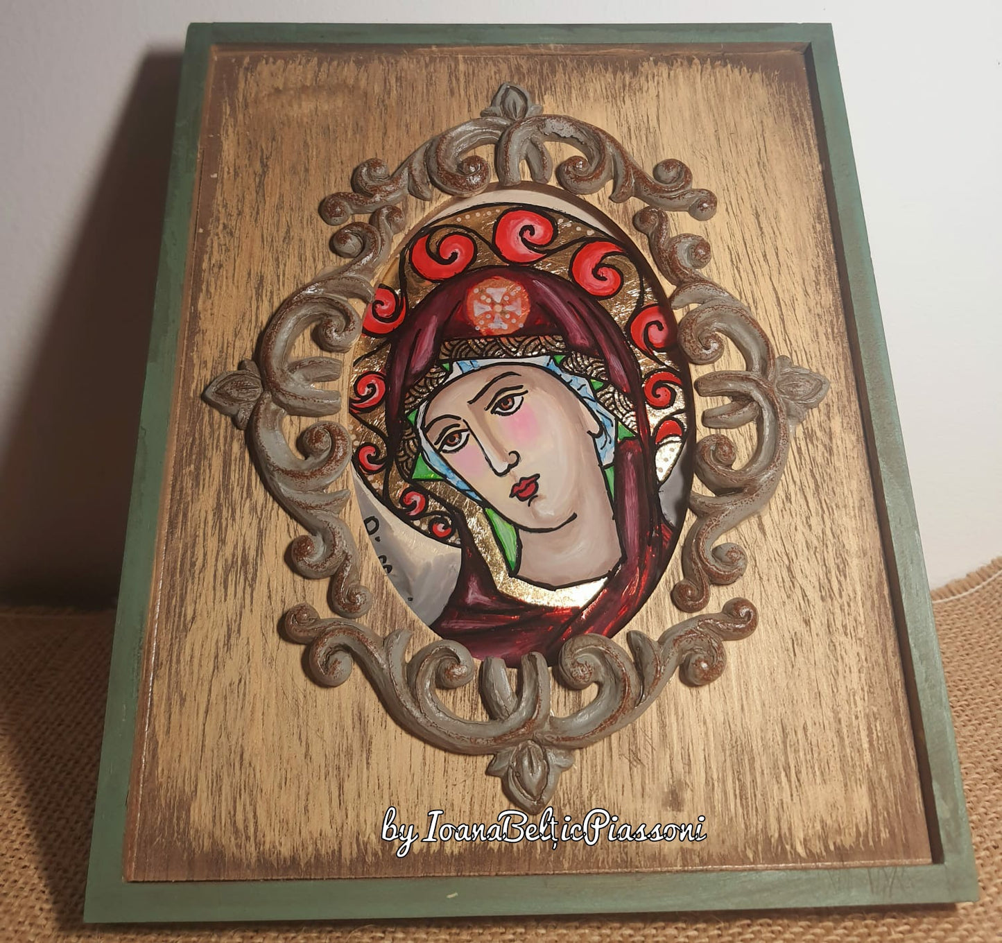 The Light of the Spirit in Detail: Painting on Glass with the Veiling of the Virgin