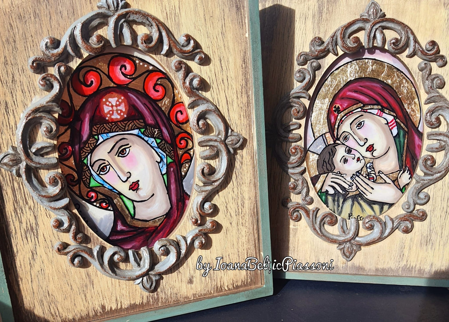 The Light of the Spirit in Detail: Painting on Glass with the Veiling of the Virgin