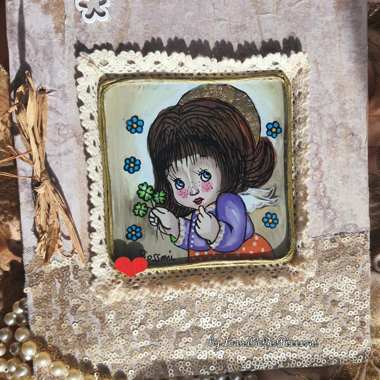 Secrets in the Colors of Angels: Notebook of Memories Painted on Glass