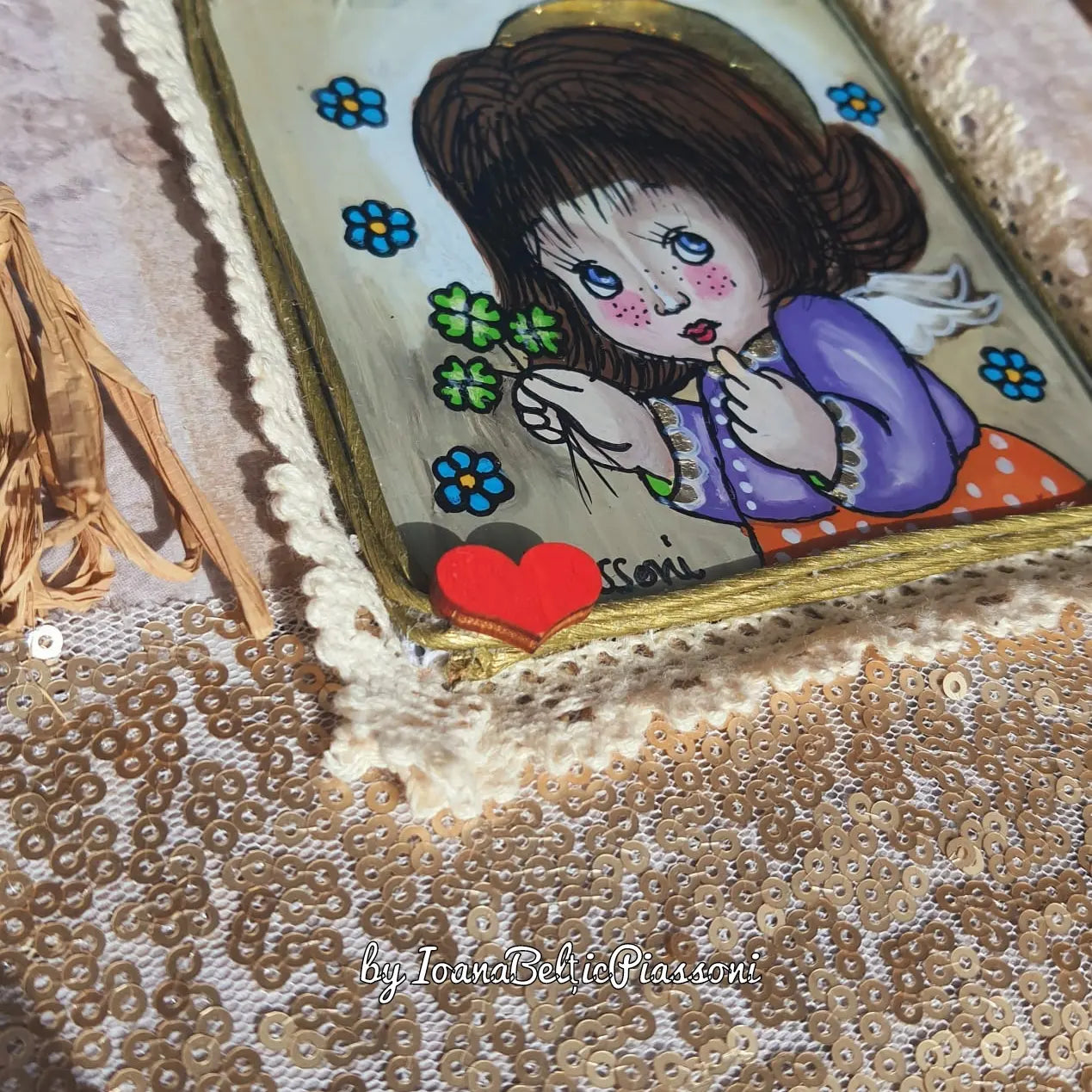 Secrets in the Colors of Angels: Notebook of Memories Painted on Glass