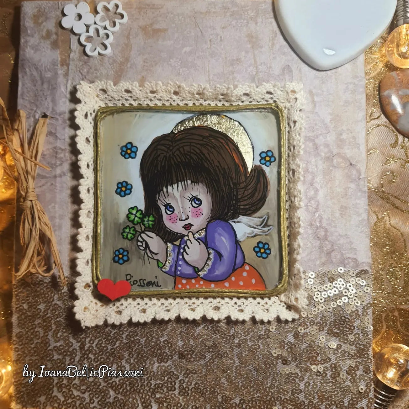 Secrets in the Colors of Angels: Notebook of Memories Painted on Glass