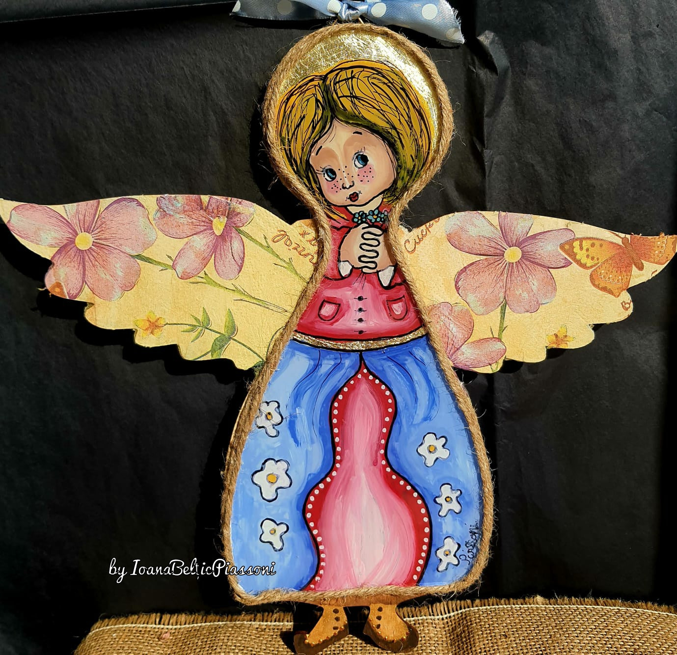 The Angel of Innocence: A Magical Glass Painting (03)