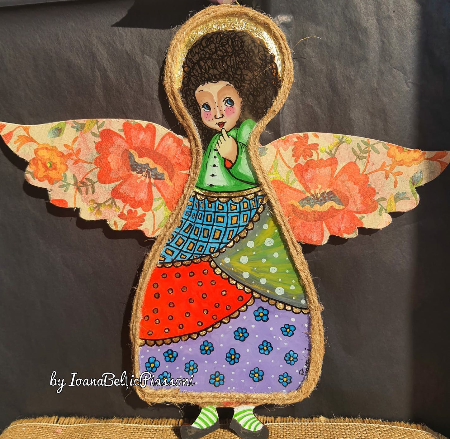 Curly and Happy Angel: A Masterpiece of Colors (04)