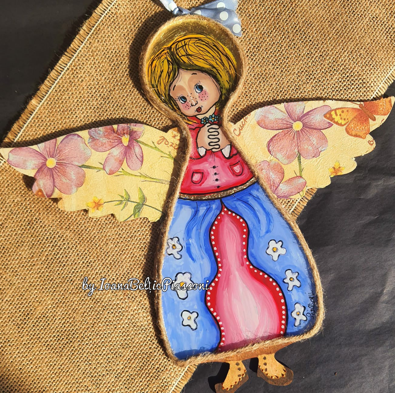 The Angel of Innocence: A Magical Glass Painting (03)