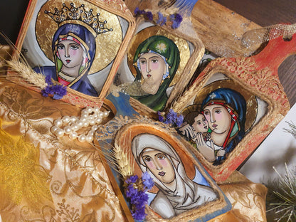 The Haloed Icon: The Woman with the White Naframa