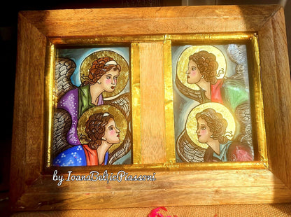 The Meeting of Angels:A Painting Full of Divine Meaning