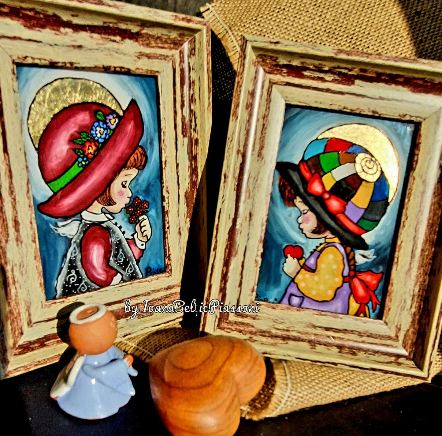 Color and delicacy:the angel with a heart of gold