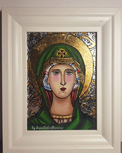 The Covering in Detail:The Icon of the Mother of God in Glass Painting