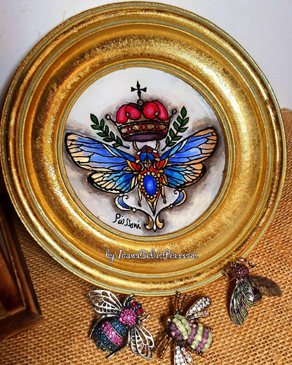 Metamorphosis In Color: The Crowned Butterfly