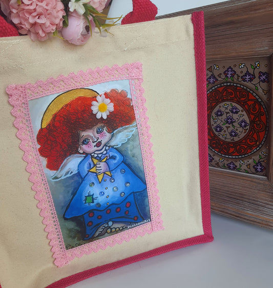 Îngeraș Sassy: Transformați-vă Ziua cu Pata Perfectă de Artă!
