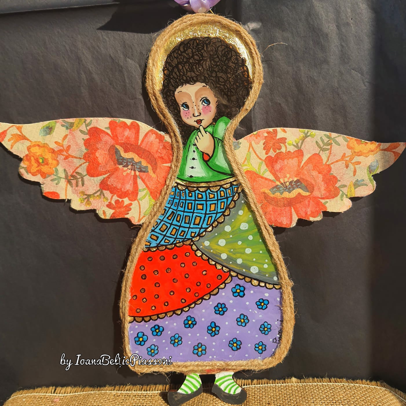 Curly and Happy Angel: A Masterpiece of Colors (04)